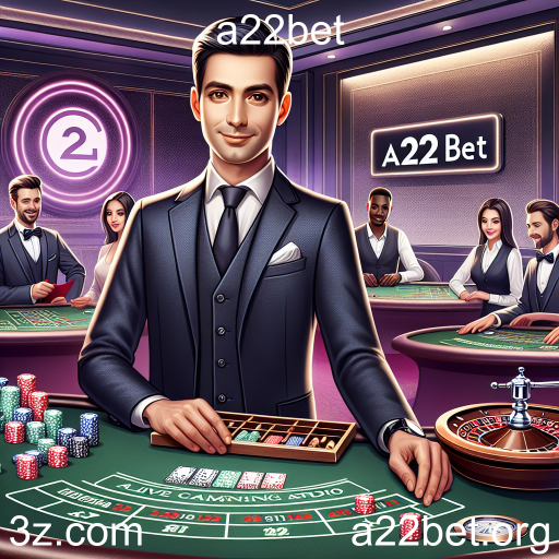 A Experiência Imersiva do Dealer Ao Vivo na a22bet